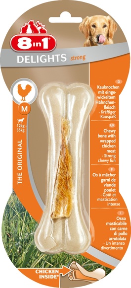 8in1 Delights Kauknochen Strong M 100g 1 Stück
