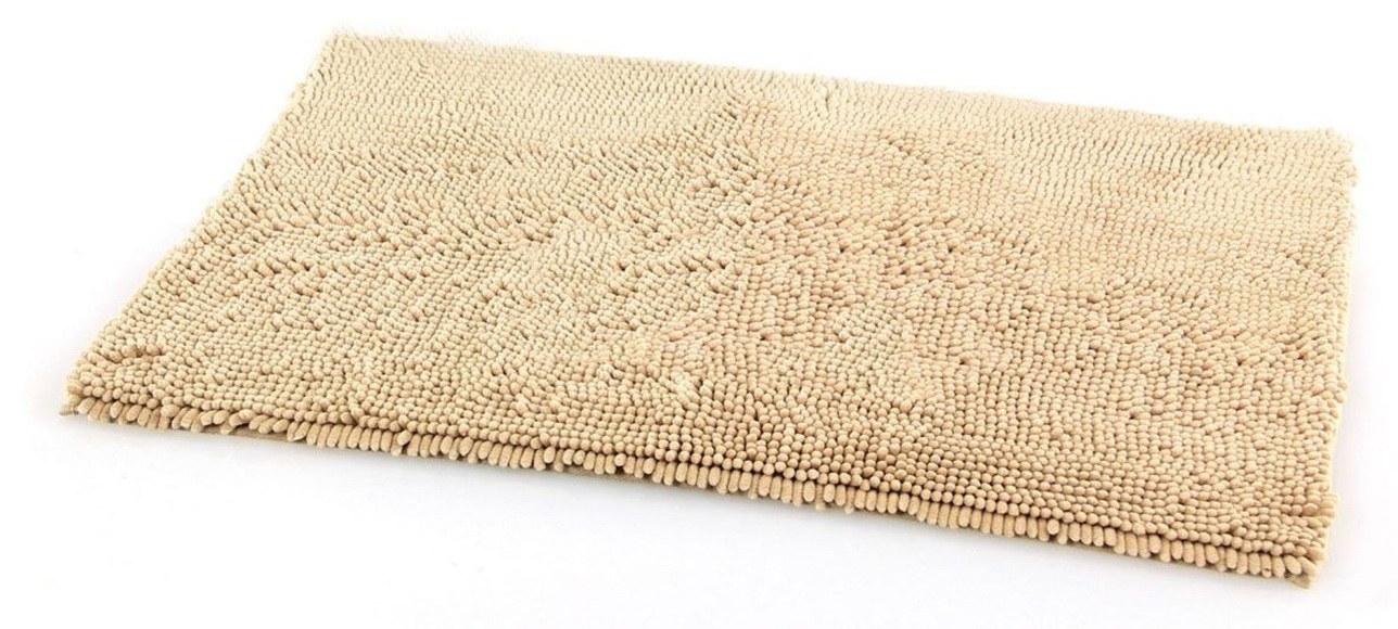 Teppichvorlage Chenille 100x70x2.5cm Hunde Kissen