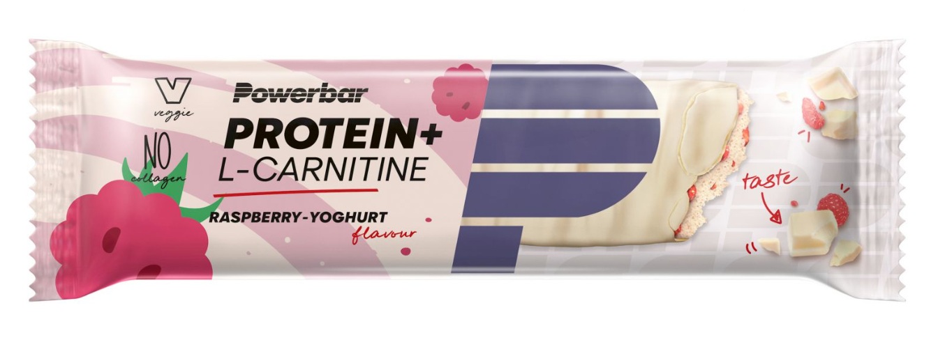 PowerBar ProteinPlus + L-Carnitin Riegel - Raspberry - Yoghurt