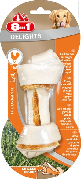8in1 Delights Kauknochen - M, 65 g