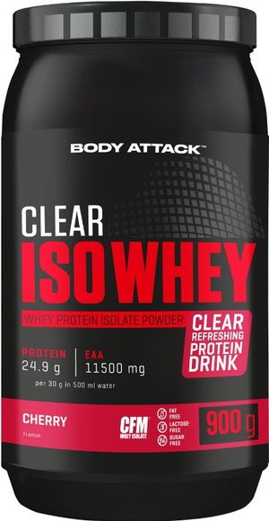 Body Attack Clear Iso Whey Cherry (900g)