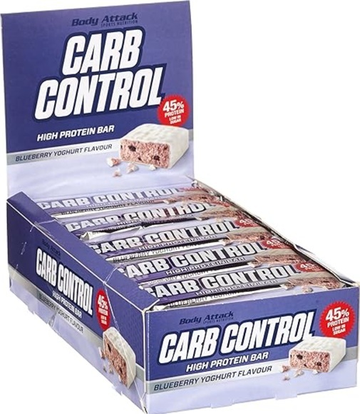 Body Attack Carb Control Blueberry Yoghurt (15x100g)