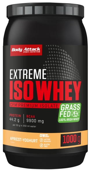 Body Attack Extreme Iso Whey Apricot-Yoghurt (1000g)
