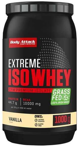 Body Attack Extreme Iso Whey Vanilla (1000g)