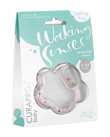 Curaprox Baby Beissring rosa (1 Stück)