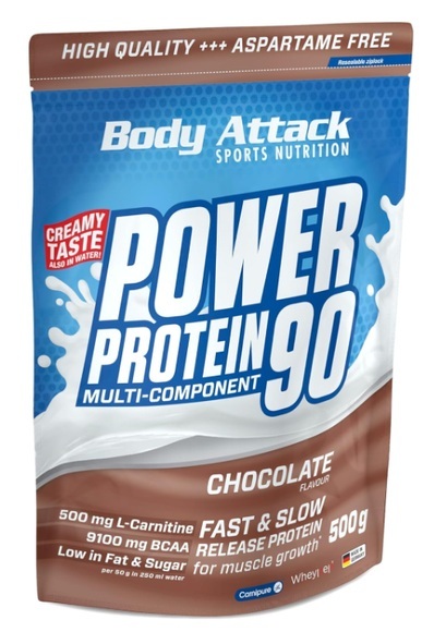 Body Attack Power Protein 90 Chocolate (500g)