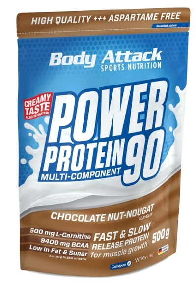 Body Attack Sports Nutrition GmbH & Co. KG Body Attack Power Protein 90 Chocolate Nut-Nougat Cream