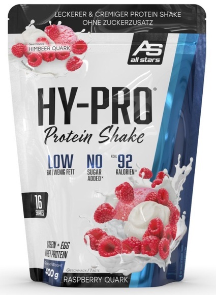 All Stars Hy-Pro Protein Shake Raspberry Quark (400g)