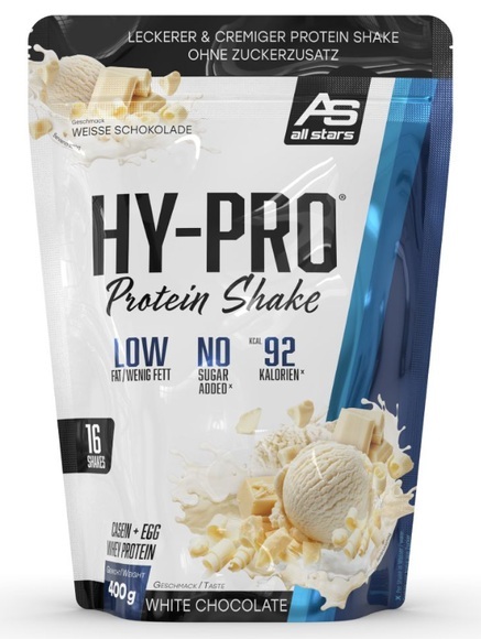 All Stars Hy-Pro Protein Shake White Chocolate (400g)