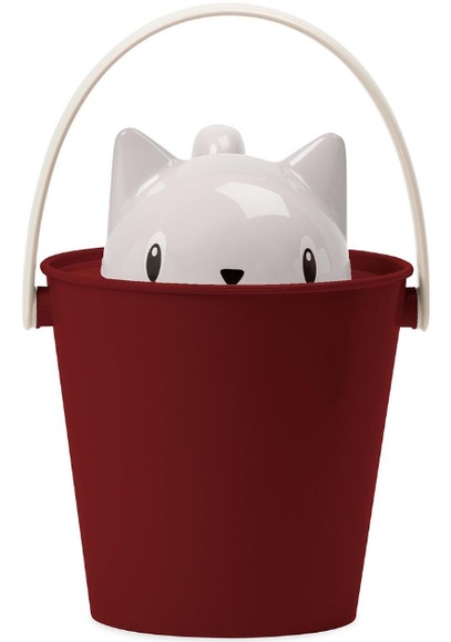 United Pets Aufbewahrungsbox Crick für Katzenfutter braun, 20x20x28cm (1 Stk)