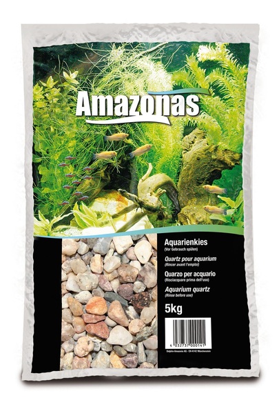 Aquarien Kies hellbraun 3-5mm 5kg