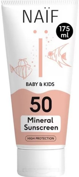 Naif - Mineral Sunscreen Spf50 Baby & KIDssonnencrème