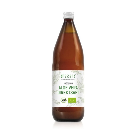 Allessenz 100% Aloe Vera Bio Direktsaft (1L)