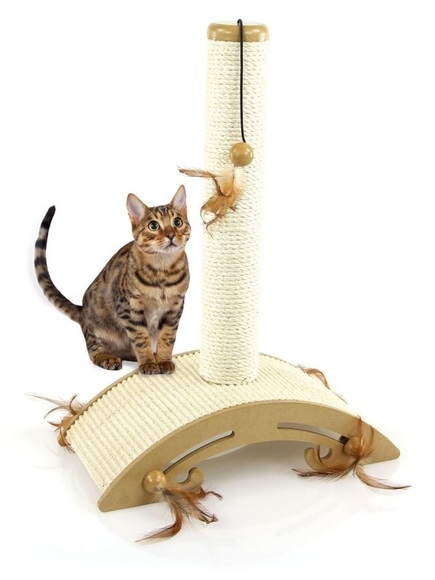 SwissPet Katzenspielstation Zonga 40x21x55cm Katzenspielzeug