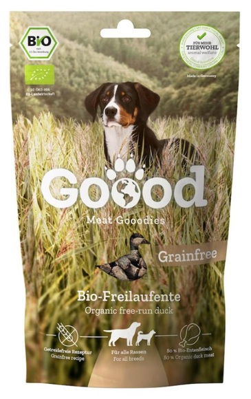 Goood Meat Gooodies Grainfree Bio-Freilaufente (10x75g)