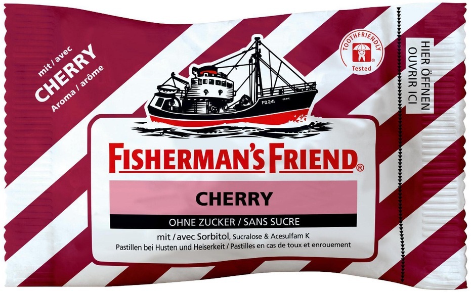 Fishermans Friend Cherry ohne Zucker (25 g)