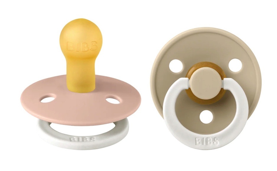 ABC CHEMICALS Bibs® Colour Night Collection Glow in the Dark Vanilla & Blush 6-18 Monaten