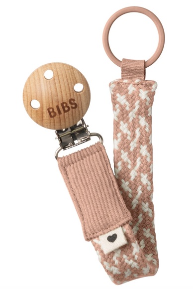 BIBS Schnullerkette Blush/Ivory
