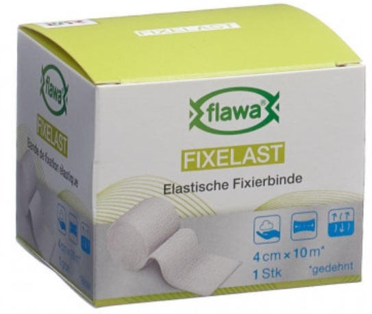 flawa Fixelast Fixierbinde 4cmx10m (1 Stück)