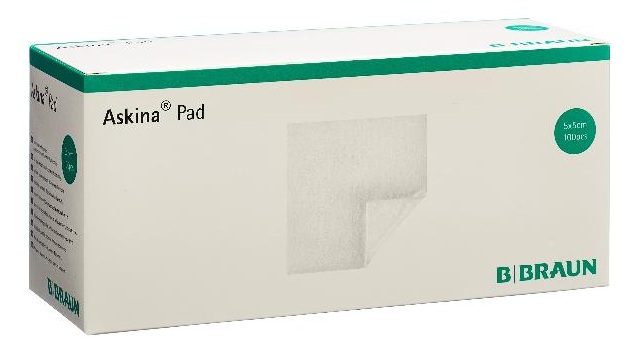 ASKINA Pad Vlieskompresse 5x5cm nicht-haftend (100 Stk)
