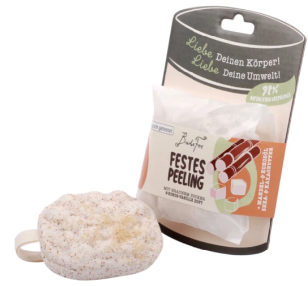 BO COSMETIC Badefee festes Peeling mit braunem Zucker (85g)