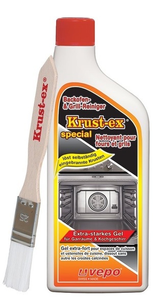 Krust EX special Backofen und Grillreiniger Gel mit Pinsel (500 g)