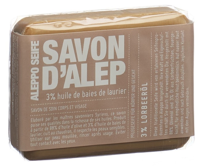 Bionaturis - Aleppo Seife 3% Lorbeer-Öl 200 g