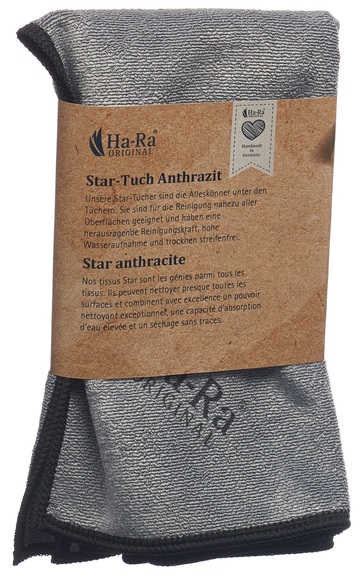 Ha-Ra Star-Tuch anthrazit (1 Stück)