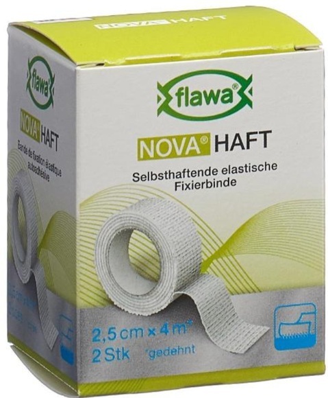flawa Haft kohäsive Gazebinde 2.5cmx4m (2 Stück)