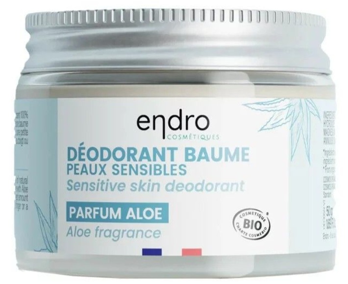 endro Deocreme Sensitive skin Aloe vera, mit Holzspatel (50ml)