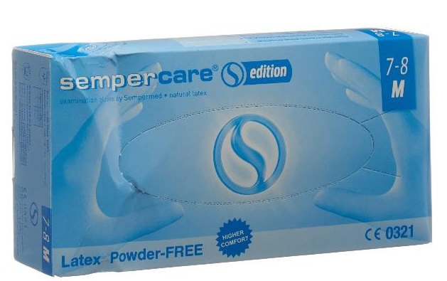 Sempercare Edition Handschuhe Latex M ungepudert (100 Stück)