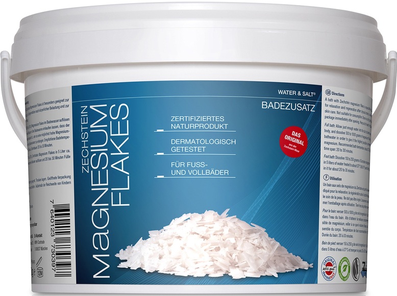Zechstein Magnesium Flakes (2 Kilogramm)