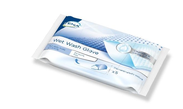 Essity Germany GmbH Tena Wet Wash Glove parfümfrei