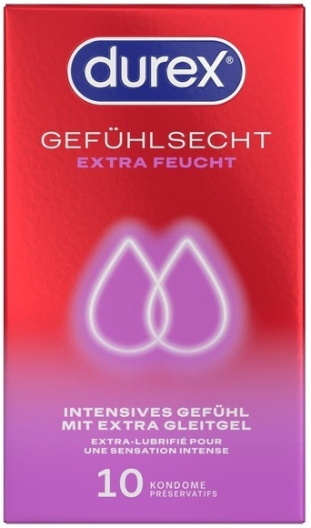 Durex Gefühl.extra feucht 10er