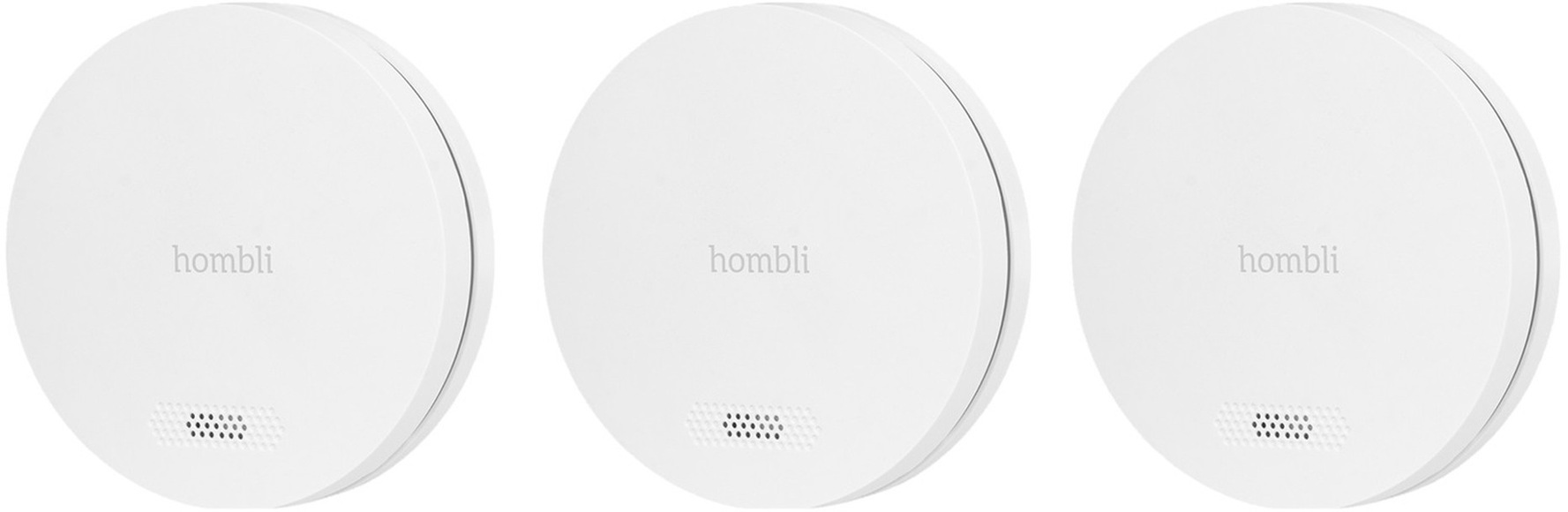 Hombli Smart Smoke Detector 2+1 - white Rauchmelder