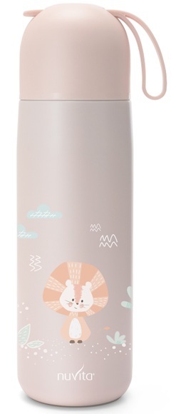 nuvita Thermosflasche Baby 400ml, mit Trinkbecher rosa (1 Stk)