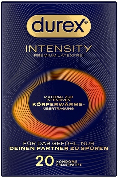 Durex Intensity Classic Premium Latexfrei Körperwärme Übertragbar 20 Stk - Amorana