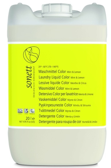 Sonett Flüssigwaschmittel Color Mint & Lemon - 20 Liter