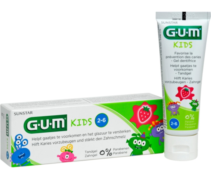 GUM SUNSTAR Kinder Zahnpasta Erdbeer (50 ml)