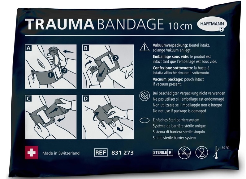 Hartmann Trauma Bandage 10cm (1 Stück)