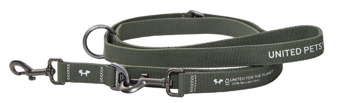 United Pets Citylife Hundeleine grün, 2x200cm (1 Stk)