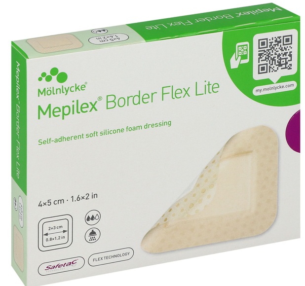 Mepilex Border Flex Lite, 4x5cm (10 Stk)