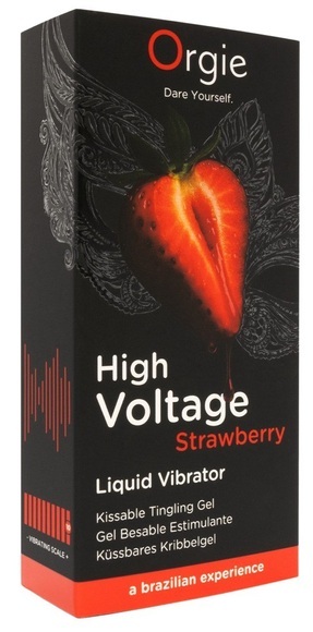 Stimulationsgel ?High Voltage Strawberry? mit Erdbeer-Aroma