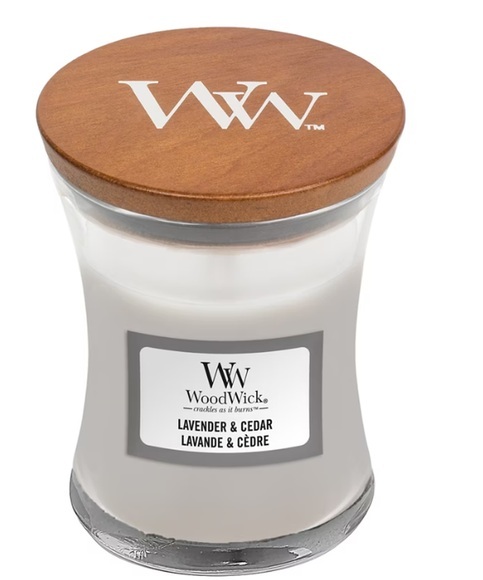 Woodwick - Lavender & Cedar - 85 g