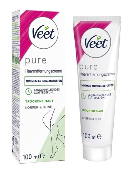 Veet Pure Enthaarungscreme trockene Haut 100 ml