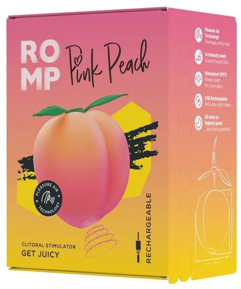 Romp Pink Peach Pleasure Air Klitorisstimulator  - Amorana