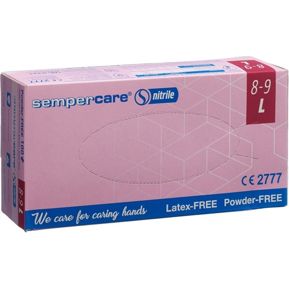 Sempercare Handschuhe Nitril L puderfrei unsteril (100 Stück)