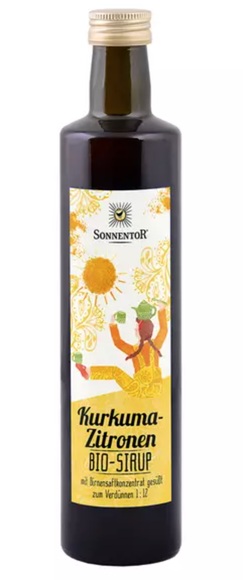SONNENTOR Kurkuma-Zitronen Sirup (500 ml)
