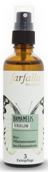 FARFALLA Bio-Pflanzenwasser Hamamelis Spr 75 ml