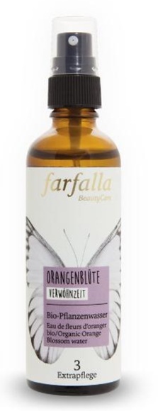 FARFALLA Bio-Pflanzenwasser Orangenblüte Spr 75 ml